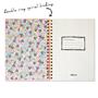 Spiral notebook, B5, lined, 80 pages, FSC, PUKKA PAD 